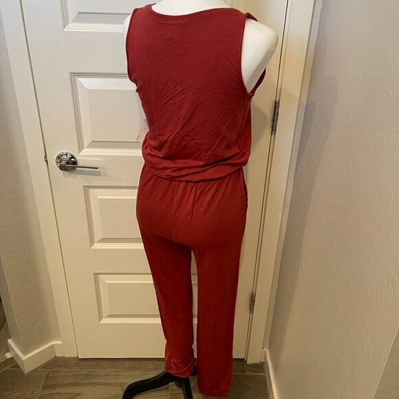Daily/Ritual Jumpsuit in Terracotta Size XS, NWT (180) - Picture 6 of 9